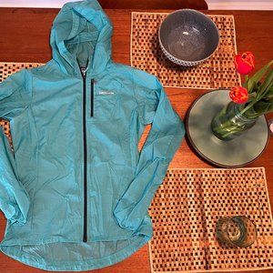 NWOT PATAGONIA HOUDINI TEAL/TURQUOISE JACKET WOMEN'S SIZE XS